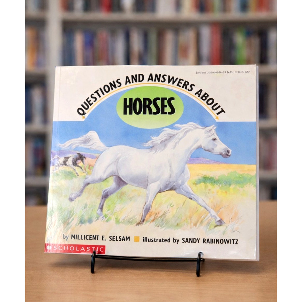 Questions and Answers About Horses Book by Millicent E. Selsam Paperback Youth‎